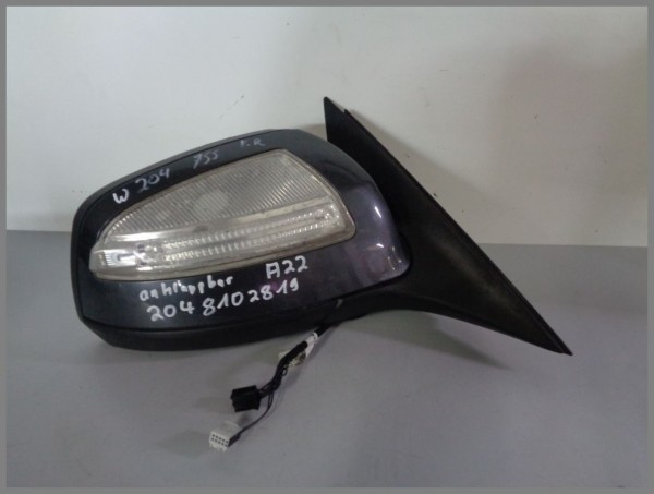 Mercedes Benz MB W204 outside mirror MUG RIGHT 755 Grey 2048102819 A22