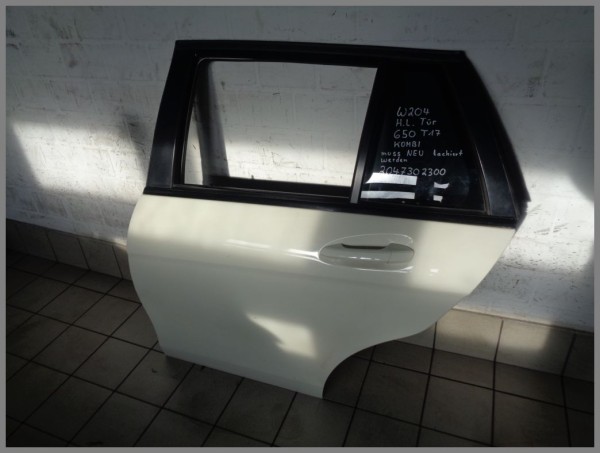 Mercedes Benz W204 S204 estate door rear left 650 White T17 original
