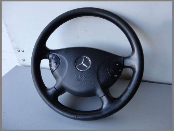Mercedes W211 Lenkrad Lederlenkrad Multifunktionslenkrad Schwarz 2114602103 9C29