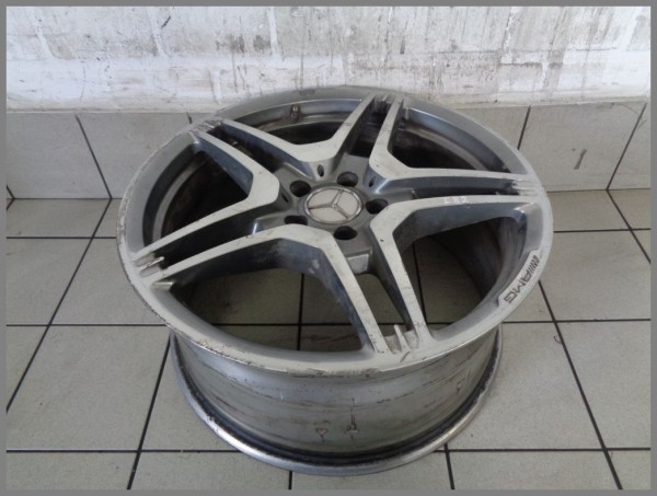 1x Mercedes Benz W212 E63 AMG Alu Felge 9x19 ET37 2124012702 Original F82
