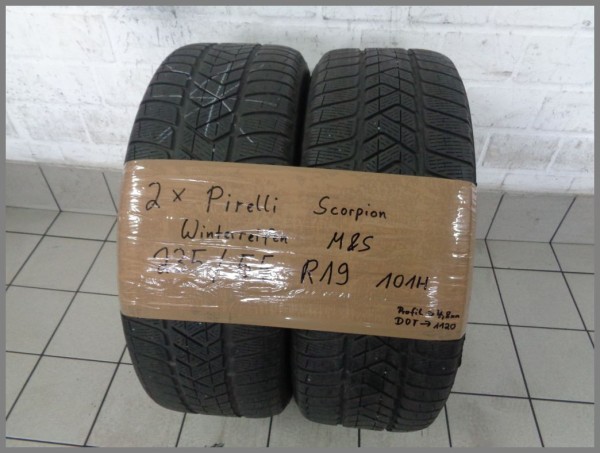 2x Pirelli 235 55 R19 101H Scorpion M&amp;S DOT1120 4,8 mm Winterreifen