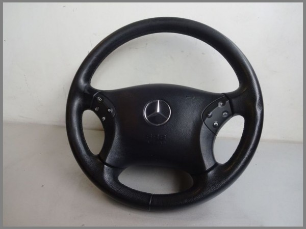 Mercedes Benz W203 Lenkrad SCHWARZ 2034600903 Leder Lederlenkrad komplett L67