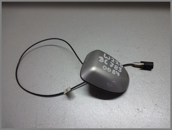 Mercedes Benz W220 antenna GPS B67830 084 744 silver radio antenna original