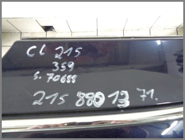 Mercedes Benz MB W211 E-Class rearview mirror interior BLACK 2118104117 original