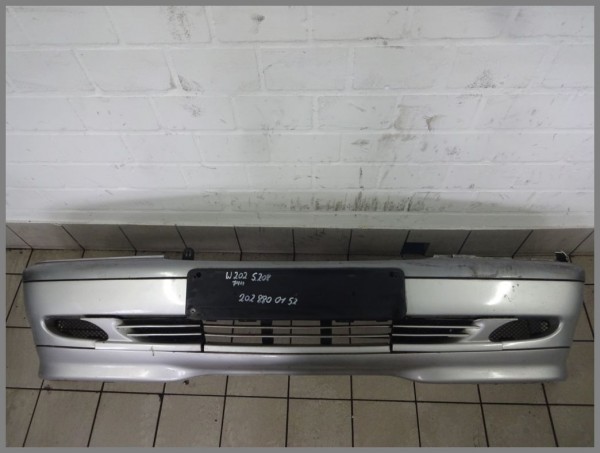 Mercedes W202 front bumper 744 silver BJ.99 S208 2028800152 original