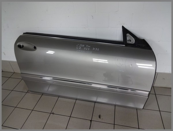 Mercedes Benz MB C209 CLK-Class door RIGHT 723 Cubanit Silver 2097200205 K32
