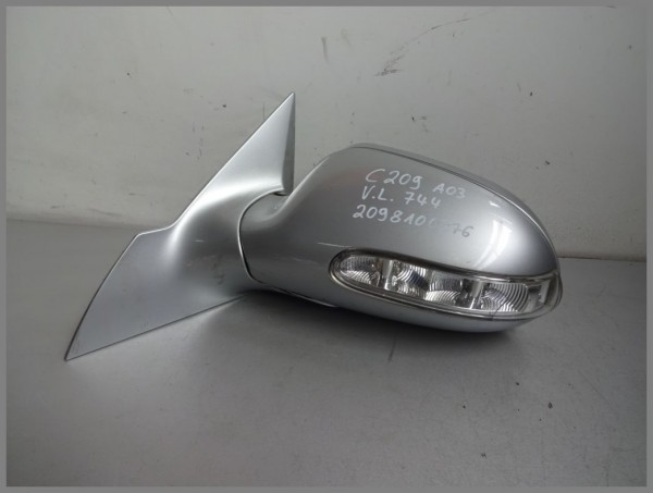 Mercedes Benz W209 Outside Mirror LEFT 744 Silver 2098100376 A03