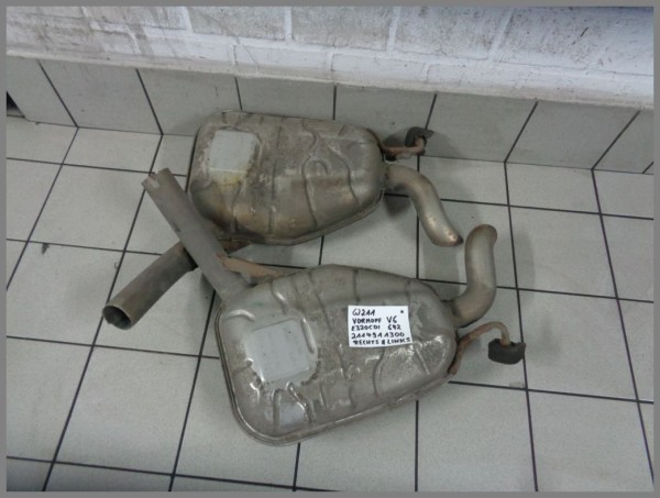 Mercedes W211 OM642 CDI exhaust system rear silencer 2114911300 Original