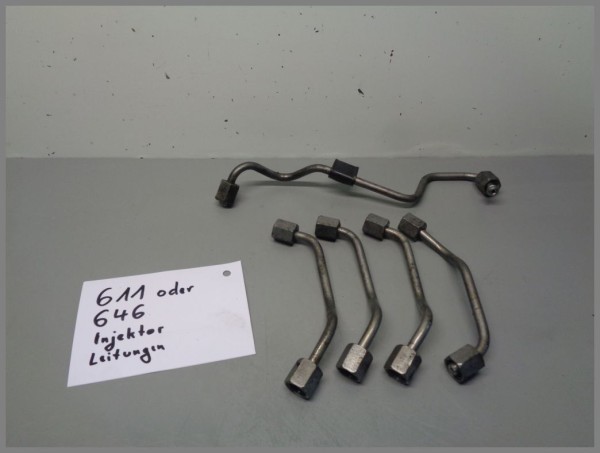 Mercedes OM611 646 Injektor Einspritzdüse Hochdruckleitung 6110701133 6110701033