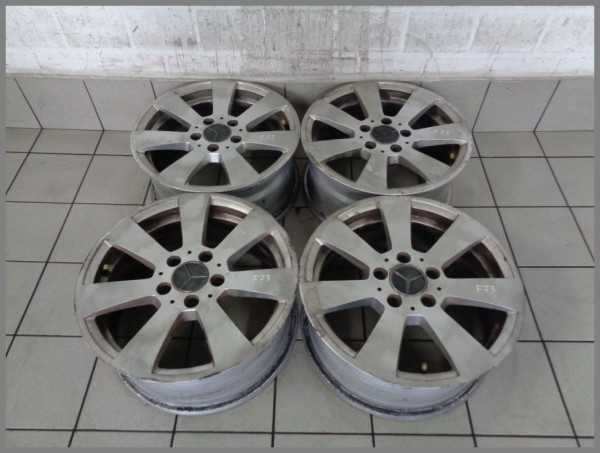 Mercedes Benz W204 Alufelgen 7x16 ET43 Orginal 2044011102 SET F73 Satz Felgen
