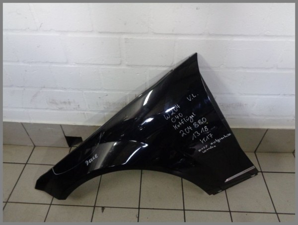 Mercedes Benz W204 fender left 040 black 2048801318 K17 original