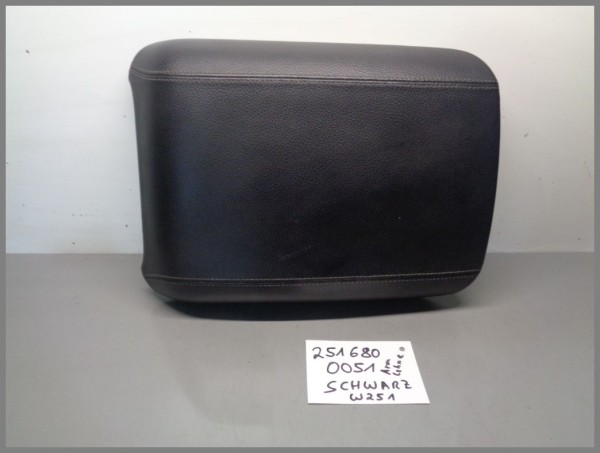 Mercedes W251 Mittelarmlehne Mittelkonsole Armlehne 2516800051 Schwarz Deckel