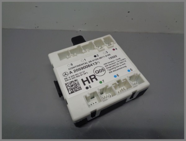 Mercedes-Benz W205 C-Class Rear Right Door Control Unit 2059006413 Genuine