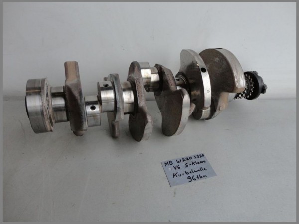 Mercedes Benz MB W163 W203 W210 W220 crankshaft shaft crank V6 R112