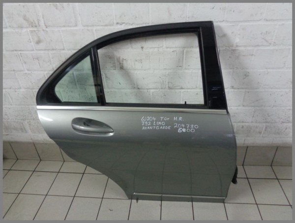 Mercedes W204 Limousine Tür Hinten Rechts 792 Palladiumsilber 2047302200 Avantgarde
