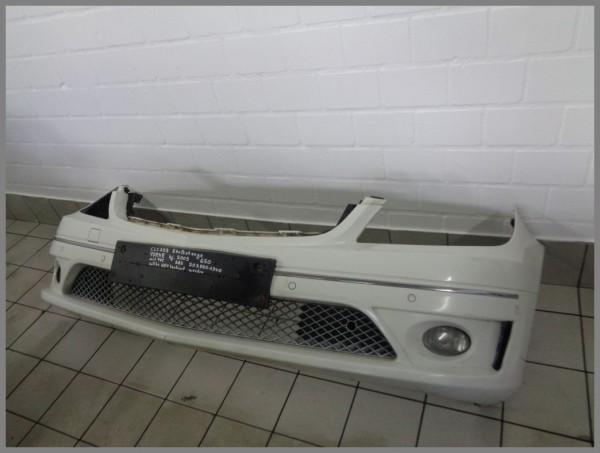 Mercedes CLC CL203 Sportcoupe Front Bumper 650 Calcite White 2038801340 PDC Original