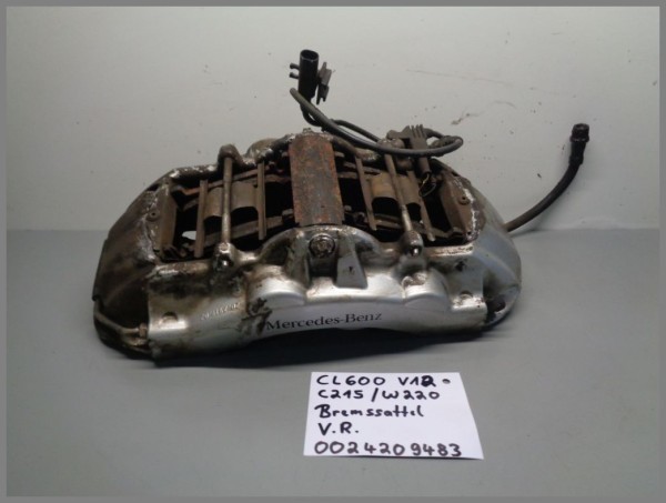 Mercedes W215 W220 V12 Biturbo Bremssattel Vorne Rechts 0024209483 Original