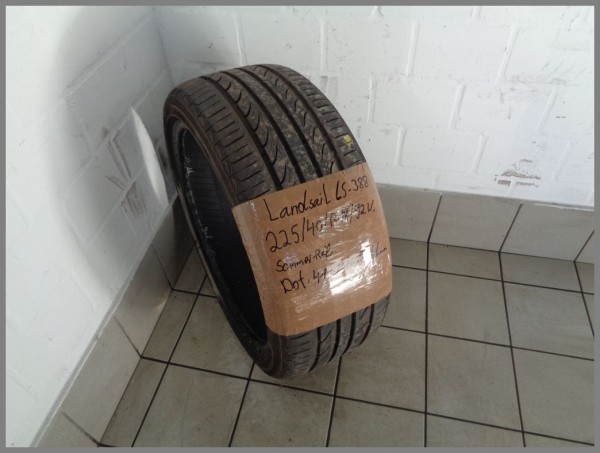 1x Landsail 225 40 R18 92W LS-388 DOT4121 6,6mm Summertire