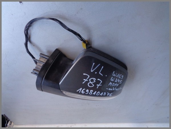 Mercedes W245 Mopf Außenspiegel 787 Mountaingrau LINKS 1698101376 Anklappbar