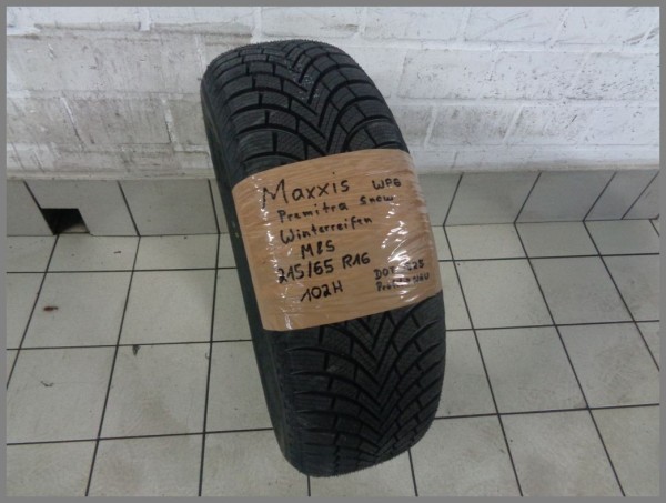1x Maxxis 215 55 R16 102H Premitra Snow WP6 DOT2225 8,0mm Winterreifen