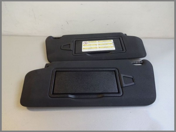 Mercedes Benz W204 Sun Visors Black Left Right 2048104310 2048102210 9E86