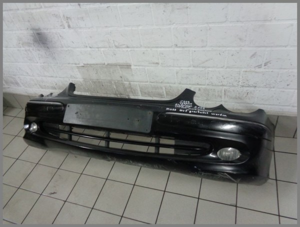 Mercedes W209 CLK Stoßstange Vorne 197 Schwarz 2098850225 S102 Original