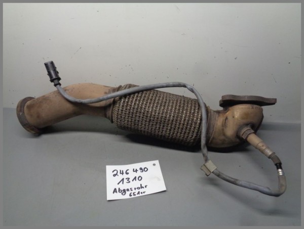 Mercedes W246 W176 OM651 Abgasrohr Verbindungsrohr 2464901310 Original