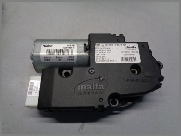 Mercedes Benz W204 Schiebedachmotor Motor Hubdach 2048200808 Original Inalfa