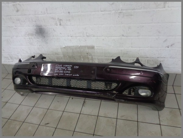 Mercedes W215 Stoßstange PDC BJ.1999 Vorne 182 Almadinschwarz 2158800240 S97