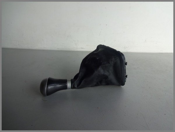 Mercedes W204 Shift Boot Shift Knob Leather Black Silver 1693643610 Original