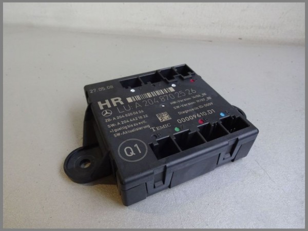 Mercedes Benz W204 door control unit rear right 2048702526 Control unit original