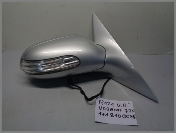 Mercedes Benz R171 SLK Outside Mirror 345 Jaspis Blue Mirror Right 1718100676