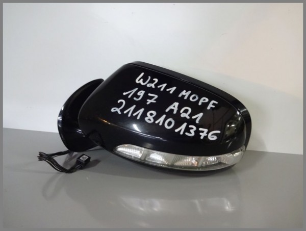Mercedes Benz W211 BJ.2006 Outside Mirror LEFT 197 BLACK 2118101376 A21