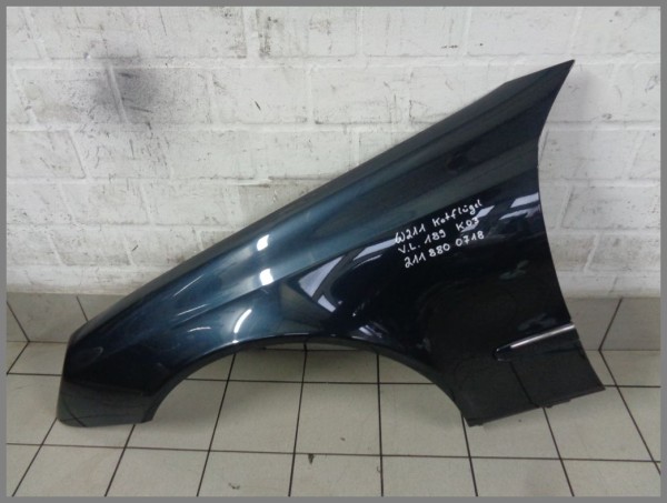 Mercedes Benz W211 fender left 189 emerald black 2118800718 K03 Original