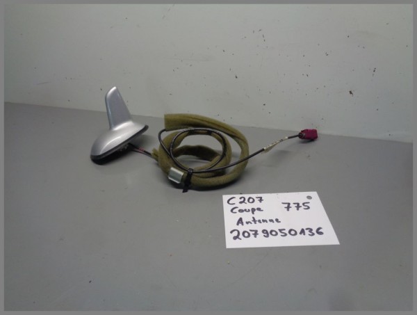 Mercedes C207 E-Coupe Dachantenne Antenne Abdeckung 2079050136 775 Silber Original