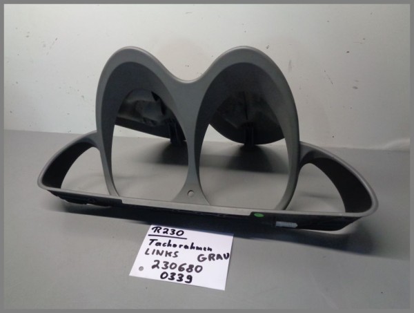 Mercedes Benz R230 Tacho Blende Tachorahmen 2306800339 7379 Grau Original