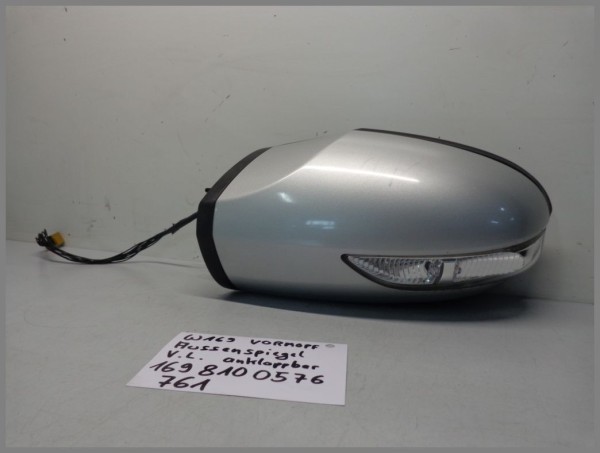 Mercedes W169 outside mirror folding LEFT 761 polar silver 1698100576 original