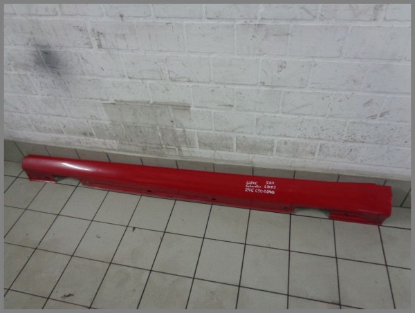 Mercedes Benz W246 side skirts left 589 Red 2466900240 2466980554