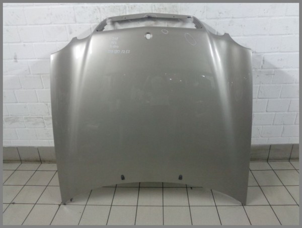 Mercedes Benz W208 CLK bonnet hood 723 Cubanit silver 2088800257 K800