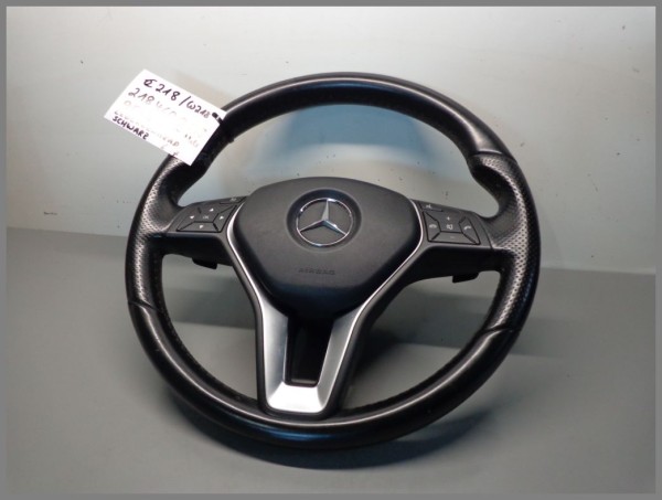 Mercedes W212 W218 Lenkrad Schaltwippen 2184600118 9E38 Schwarz L17 Lederlenkrad