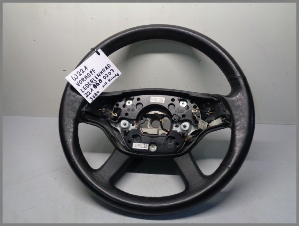 Mercedes Benz MB W221 HEATED steering wheel airbag steering wheel 2214600203 original black