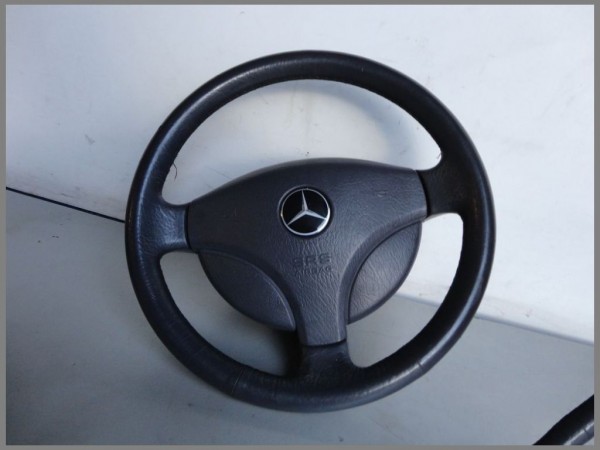 Mercedes Benz MB W168 A-Class GRAY LEATHER Airbag Steering Wheel ORIGINAL