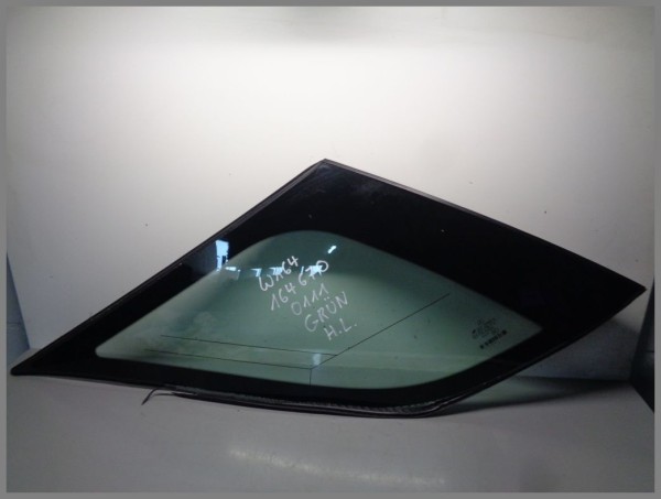 Mercedes W164 Seitenscheibe Scheibe C-Säule Hinten Links 1646700111 Grün Original