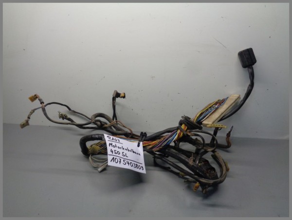 Mercedes R107 M117 450 V8 Engine Wiring Harness Engine 1075403809 Original