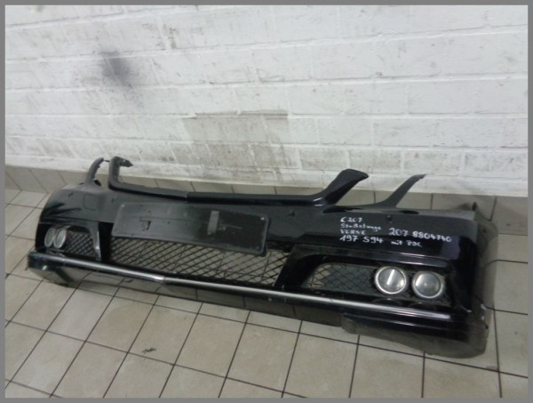 Mercedes A207 W207 Front Bumper 197 Black 2078800447 Original
