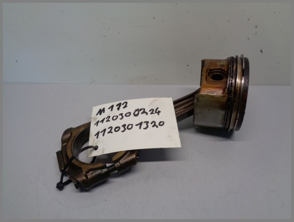 Mercedes Benz M112 V6 240 Kolben + Pleuel 1120301320 1120300224 Original