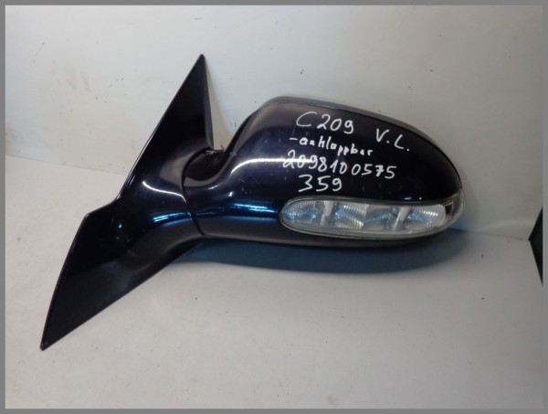 Mercedes W209 CLK Außenspiegel Links 359 Tansanitblau 2098100575 anklappbar Original