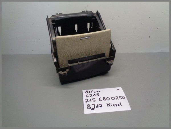 Mercedes MB W215 CL-Klasse Mittelkonsole Ablagefach Kiesel 2156800250 Original