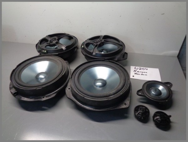 Mercedes W204 Limousine Harman Kardon Boxen Lautsprecher SET Original