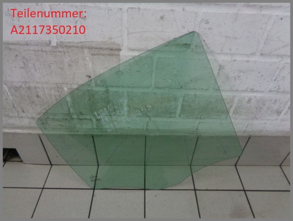 Mercedes Benz W211 Limo Türscheibe 2117350210 Hinten Rechts Grün Original